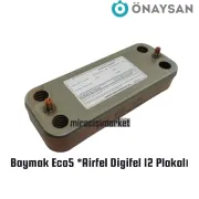 Airfel digifel esanjör . 12.Plakalı ( 93180003162 ) ÖNAYSAN (Vidalama delik arası 160mm ) Beko BK 20 HP LCD 24Kw eşanjör . Baymak eco 5 esanjör .