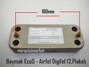 Airfel digifel esanjör . 12.Plakalı ( 93180003162 ) ÖNAYSAN (Vidalama delik arası 160mm ) Baymak eco 5 esanjör . Baymak attivo esanjör .