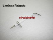 Eca ateşleme elektrodu . Tekli bıçakl soketli kablosuz ( 93180009365 )(TR) Eca kombi ateşleme elektrodu .