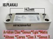 Ariston genus eşanjör . 16.Plakalı ( 93180011146 ) made in PRC (Vidalama Delik Arası 142mm)  Ariston clas eşanjör . Ariston alteas eşanjör . Ariston cares x eşanjör .