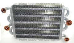 Ferroli Domiproject F24 D Eşanjör  Valmex ( KK01.95.225 ) Çapraz ( 2x1/2 - 2x3/4 )- Ferroli Domicondens F24 Eşanjör .