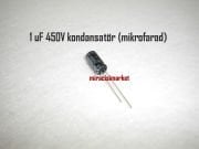 1 uF Kondansatör 450V (mikrofarad) Aleminyum silindir ( 93180001441 ) 1 mF kondansatör . 1 uf kapasitör . kombi kartı kondansatörü .