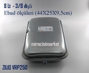 Vaillant ecotec pro  vuw yoğuşmalı kombi genleşme tank . 8 Lt 3/8 dişli kare tip . ZİLİO VRP250 Ebad Ölçüleri (44x25x9,5cm) ( 93180006270 ) Vaillant exclusive green genleşme tankı .