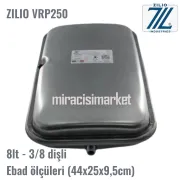 Vaillant ecotec pro  vuw yoğuşmalı kombi genleşme tank . 8 Lt 3/8 dişli kare tip . ZİLİO VRP250 Ebad Ölçüleri (44x25x9,5cm) ( 93180006270 ) Vaillant exclusive green genleşme tankı .