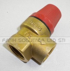 6.Bar Emniyet Ventili 1/2 iç dişli TS Valve ( KK01.89.218 ) 6 Bar safety valve . boiler 6.bar emniyet ventil