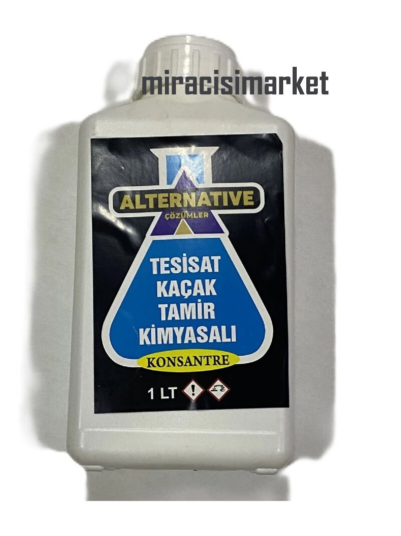 Tesisat kaçak tamir kimyasalı . Konsantre 1 Lt . Alternative Çözümler ( KK01.98.183 ) kombi tesisat  kaçak kapama kimyasalı . Yerden ısıtma sistemleri kaçak tamir kimyasalı