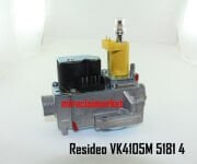 Honeywell - Resideo VK4105M 5181 4 Gaz valfi . iki taraf 3/4 dış dişli sarı + siyah bobin ( KK01.96.978 ) Baymak falke star bridge extra gaz valfi . Arçelik kombi gaz valfi