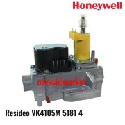 Honeywell - Resideo VK4105M 5181 4 Gaz valfi . iki taraf 3/4 dış dişli sarı + siyah bobin ( KK01.96.978 ) Baymak falke star bridge extra gaz valfi . Arçelik kombi gaz valfi