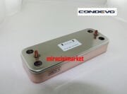 Demirdöküm Atron eşanjör . 12 Plakalı . GIDEX Orjinal Condevo made in İTALY  (Çap :166mm) ( 93180003000 ) Demirdöküm Nitromix eşanjör . Demirdöküm Neva Eşanjör . Demirdöküm Aden eşanjör . Demirdöküm Nitron Condense Eşanjör