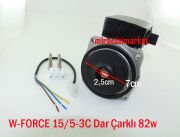 Wilo sirkülasyon pompasına uyumlu W-FORCE 15/5-3C Dar çarklı  82waat 3 kademeli pompa motoru ( 93180006788 )(PRC) W Force sirkülasyon pompa motoru .
