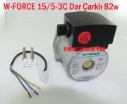 Wilo sirkülasyon pompasına uyumlu W-FORCE 15/5-3C Dar çarklı  82waat 3 kademeli pompa motoru ( 93180006788 )(PRC) W Force sirkülasyon pompa motoru .