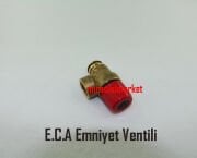 ECA emniyet ventili . Orjinal ECA CW617N . 3 Bar 1/2 Geçme tip oringli ( KK01.96.382 ) CE Belgeli . Eca Proteus emniyet ventili . Eca calora emniyet ventili .