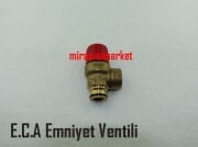 ECA emniyet ventili . Orjinal ECA CW617N . 3 Bar 1/2 Geçme tip oringli ( KK01.96.382 ) CE Belgeli . Eca Proteus emniyet ventili . Eca calora emniyet ventili .