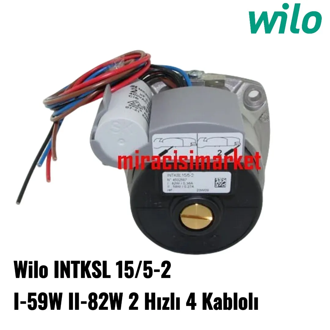 Ariston Egis sirkülasyon pompası . 2 Hızlı 4 Kablolu . Wilo INTKSL 15/5-2 ( 93180006754 ) Dar Çarklı I-59W II-82W . Wilo ariston tipi pompa  . Ariston 15/5 He-2 pompa motoru