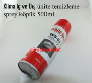 Klima temizleyici köpük sprey . 500ml . White Sun WS-61 Super Foam ( KLM038 ) Klima temizleyici köpük sprey .