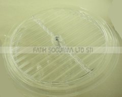 Kombi Havalandırma menfezi  . Kristal - 1.Kalite . Şeffaf renkli Çap:180mm ( KK01.98.440 ) Doğalgaz menfezi .