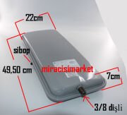 Fondital delfis genleşme tank . 8 Lt 3/8 dişli . dikdörtgen ( 93180006315 ) Önaysan Sibop yanda . Hexel Lina  genleşme tank .