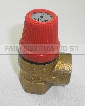 8.Bar Emniyet Ventili 1/2 Çıkışlı TS ( KK01.89.219 ) Yoğuşmalı cihazlar için uygun