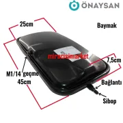 Baymak brötje startec premix genleşme tank . Dikdörtgen 7 Lt Su giriş yeri ortada geçme tip m1/14 . Önaysan . Sibop yeri ve Bağlantı Üsten dişli ( 93180006307 ) Ebad Ölçüsü (45x25x7,5)cm