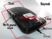 Baymak brötje startec premix genleşme tank . Dikdörtgen 7 Lt Su giriş yeri ortada geçme tip m1/14 . Önaysan . Sibop yeri ve Bağlantı Üsten dişli ( 93180006307 ) Ebad Ölçüsü (45x25x7,5)cm