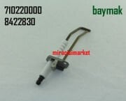 Baymak luna 3 duo tec ateşleme elektrodu . Orjinal Ürün ( KK01.97.578 )( 710220000 )( 8422830 ) Baymak Luna ht ateşleme elektrodu