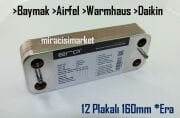 Airfel Digifel eşanjör .12 Plakalı  . ERA Marka ( 93180003050 )(PRC) Baymak eco 5 eşanjör . Eca  calora premix eşanjör . Eca citius  premix eşanjör . Daikin NDJ Eşanjör . Airfel duotec eşanjör . Eca calora premix eşanjör . Eca citius premix eşanjör .