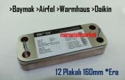 Airfel Digifel eşanjör .12 Plakalı  . ERA Marka ( 93180003050 )(PRC) Baymak eco 5 eşanjör . Eca  calora premix eşanjör . Eca citius  premix eşanjör . Daikin NDJ Eşanjör . Airfel duotec eşanjör . Eca calora premix eşanjör . Eca citius premix eşanjör .