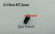 3/4 Yüzeysel Ntc sensör . 18mm 2 uçlu . iğne soketli , Nordgas tipi ( 93180007015 )(TR) Bdr Control . Eca yoğuşmalı cihaz için ntc sensör .