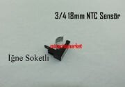 3/4 Yüzeysel Ntc sensör . 18mm 2 uçlu . iğne soketli , Nordgas tipi ( 93180007015 )(TR) Bdr Control . Eca yoğuşmalı cihaz için ntc sensör .