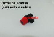 Ferroli condense emniyet ventili . Ferroli Trio emniyet ventili . 3 bar 1/2 iki taraf geçme tip plastik ( 93180014250 )(TR) MEC Hydronic Solutions .