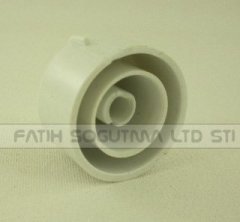 Ariston uno düğme beyaz ( KK01.97.473 ) Ariston TX kombi düğmesi