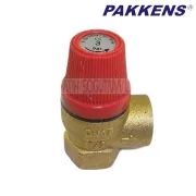 Kombi 3.Bar Emniyet Ventili 1/2 iç Dişli  . PAKKENS ( KK01.89.007 ) Kombi emniyet ventili 3.Bar iç dişli .