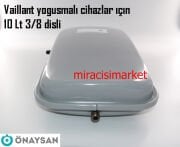 Vaillant ecotec pro vuw yoğuşmalı kombi genleşme tankı 10 Lt 3/8 dişli Kare tip ÖNAYSAN RFC1000 ( 93180006309 )(Ebad ölçüleri 438x250x111mm)