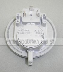 kombi hava Prosestat 26/18 Pa Huba plastik 3.Soketli ( KK01.96.505 ) Bosh kombi hava prosestat . Buderu kombi hava prosestat . ( air differential pressure switches )