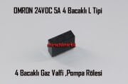 Bosch 118 - 126 Büyük Kırmızı Trafolu ana kart için Gaz valfi ve Pompa Rölesi ( 93180001100 )(PRC) OMRON G5NB Röle . 24VDC 5A 250VAC ince L Tipi 4 bacaklı . ebad ölçüleri (20x7x15mm)