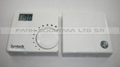 Syntech Syn 176 Kablosuz oda termostatı dijital ( KK01.110 ) Syntech kablosuz oda termostatı .