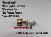Baymak ECO5 tamir takımı . Pirinç+Plastik Orjinal Kalite ( KK01.95.468 )(TR) Airfel digifel premix tamir takımı . Warmhaus Ewa tamir takımı .  Eca proteus premix tamir takımı . Daikin D2CPX024 tamir takımı .