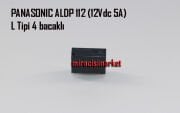 Panasonic ALDP 112 Röle . 4 bacak L Tipi Ayaklar . ince 12Vdc 5A ( 93180001012 )(5A 250V) Ebad ölçüsü (20x15x7mm) Bosch condens 2000 gaz valf rölesi . Buderus GB012 Gaz valf rölesi