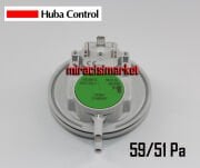 59/51 Pa Huba prosestat . Made in İTALY . Plastik 3 soketli Kalın uçlu ( KK01.96.524 ) Demirdöküm hava prosestatı . Saunier duval hava prosestat . S5744100