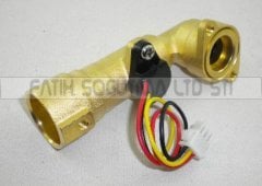 Termodinamik JSG 25-12K Şofben Akış Türbini L tipi Pirinç ( KK01.96.556 ) Gold Therm fontana hermetik şofben akış türbini .