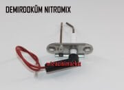 Demirdöküm nitromix ateşleme elektrodu . çiftli kablolu ( 93180009390 )(PRC)(ATG65) Demirdöküm nitromix elektrod .