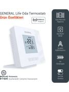 General mitra HT 16S RF oda termostat . kablosuz . WIRELESS Termostat ( 93180006602 )