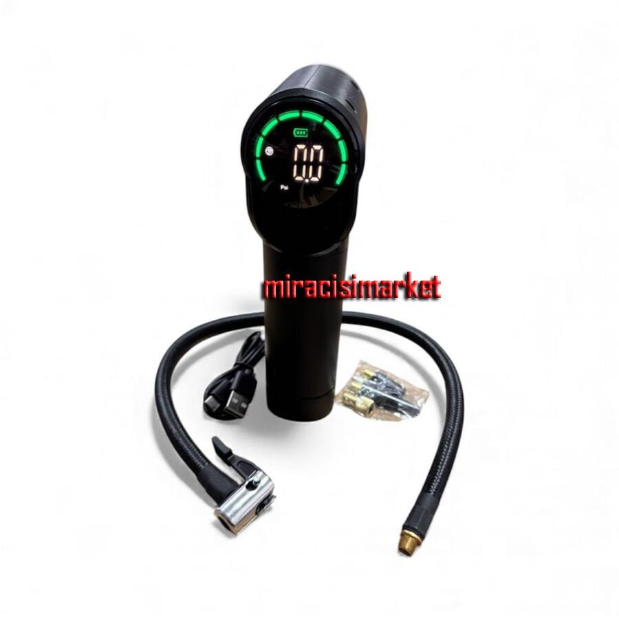 Genleşme tank hava pompası . Şarjlı . dijital ekran , led ışıklı , 15cm hortum ( 93180007509 ) BDR Control .  Hava basma pompası .