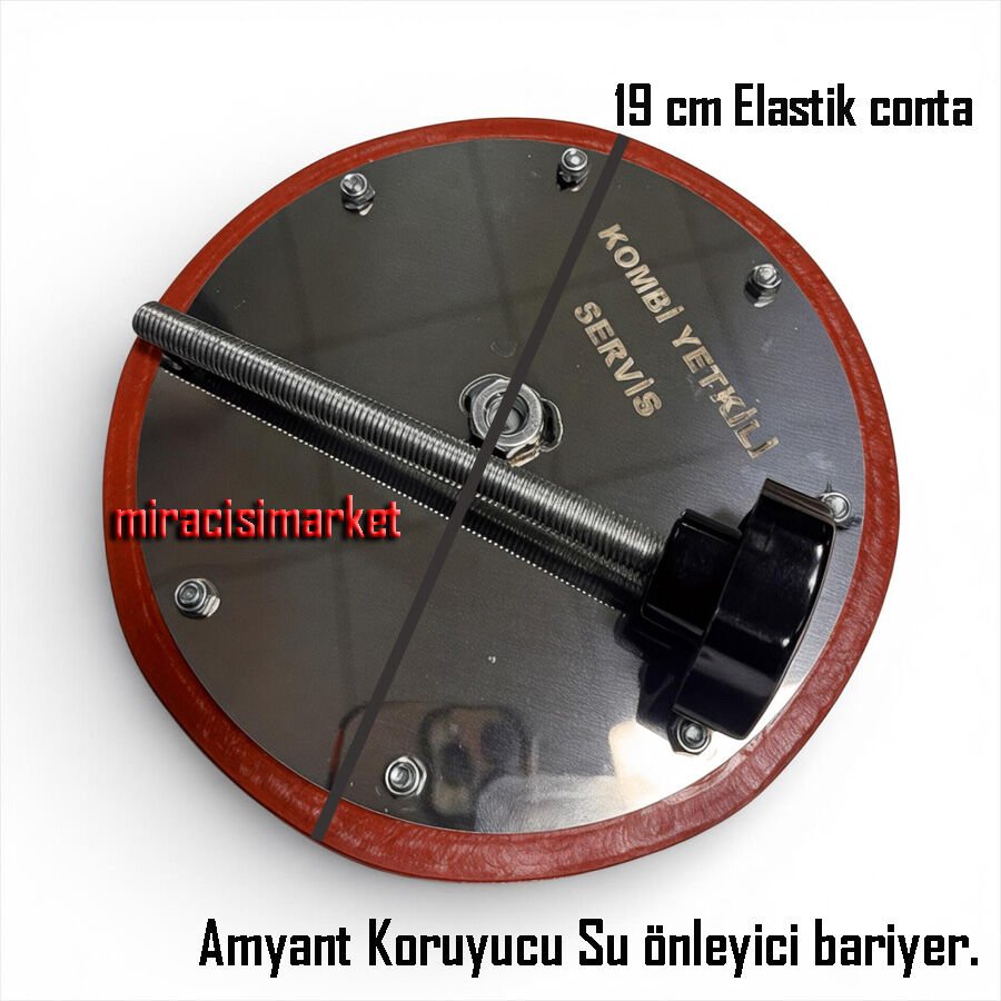 Ana eşanjör yoğuşmalı kombiler için  amyant su koruma aparatı su önleyici bariyer ( 93180007487 (TR) çap 19cm, Elastik conta , Amyant su koruyucu .