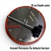 Ana eşanjör yoğuşmalı kombiler için  amyant su koruma aparatı su önleyici bariyer ( 93180007487 (TR) çap 19cm, Elastik conta , Amyant su koruyucu .