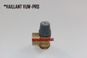 Vaillant vuw emniyet ventili . 3 bar pirinç Geçme tip ( 93180014265 )(TR) Vaillant vuw pro emniyet ventili