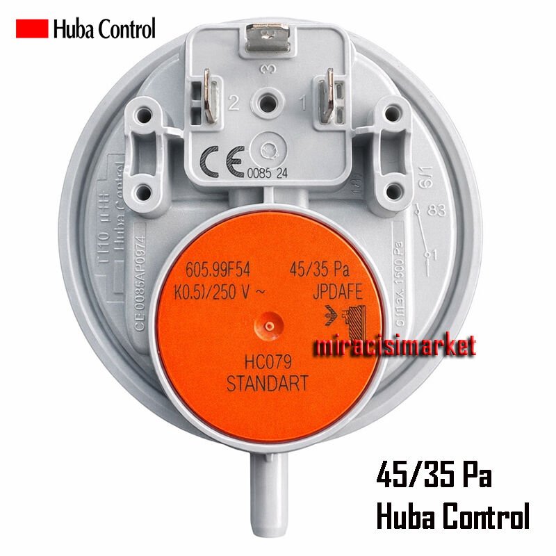Fondital delfis hava prosestatı . Huba Made in İTALY . 3 uçlu Kalın Soketli ( 93180002000 ) Demirdöküm hava prosestatı . Vaillant hava akış prosestat . Protherm şofben hava prosestatı