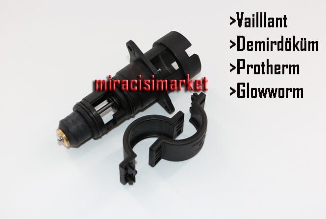 Vaillant ecotec pure 3 Yollu vana tamir takımı . Plastik ( 93180005317 ) Demirdöküm ademix 3 Yollu vana tamir takımı