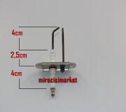 Vaillant ecotec plus ateşleme elektrodu . çiftli buji kablosuz ( 93180009395 ) 090709 (PRC) Vaillant ecotec plus vuw ateşleme elektrodu