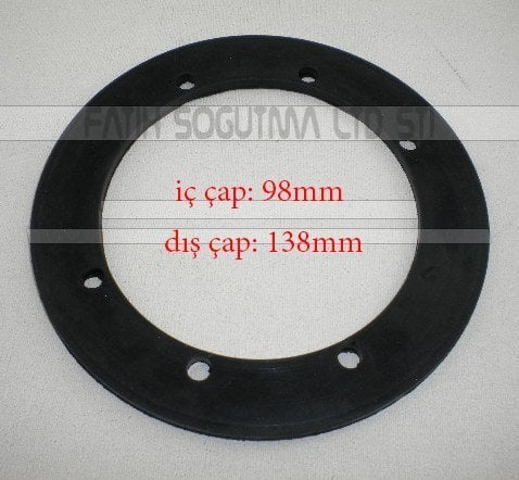 Kombi Baca Borusu Flanş Altı Contası (Ebatlar iç 98mm - dış 138mm) ( KK01.98.433 ) Baca Borusu Flanş Altı Contası 100mm çapında .